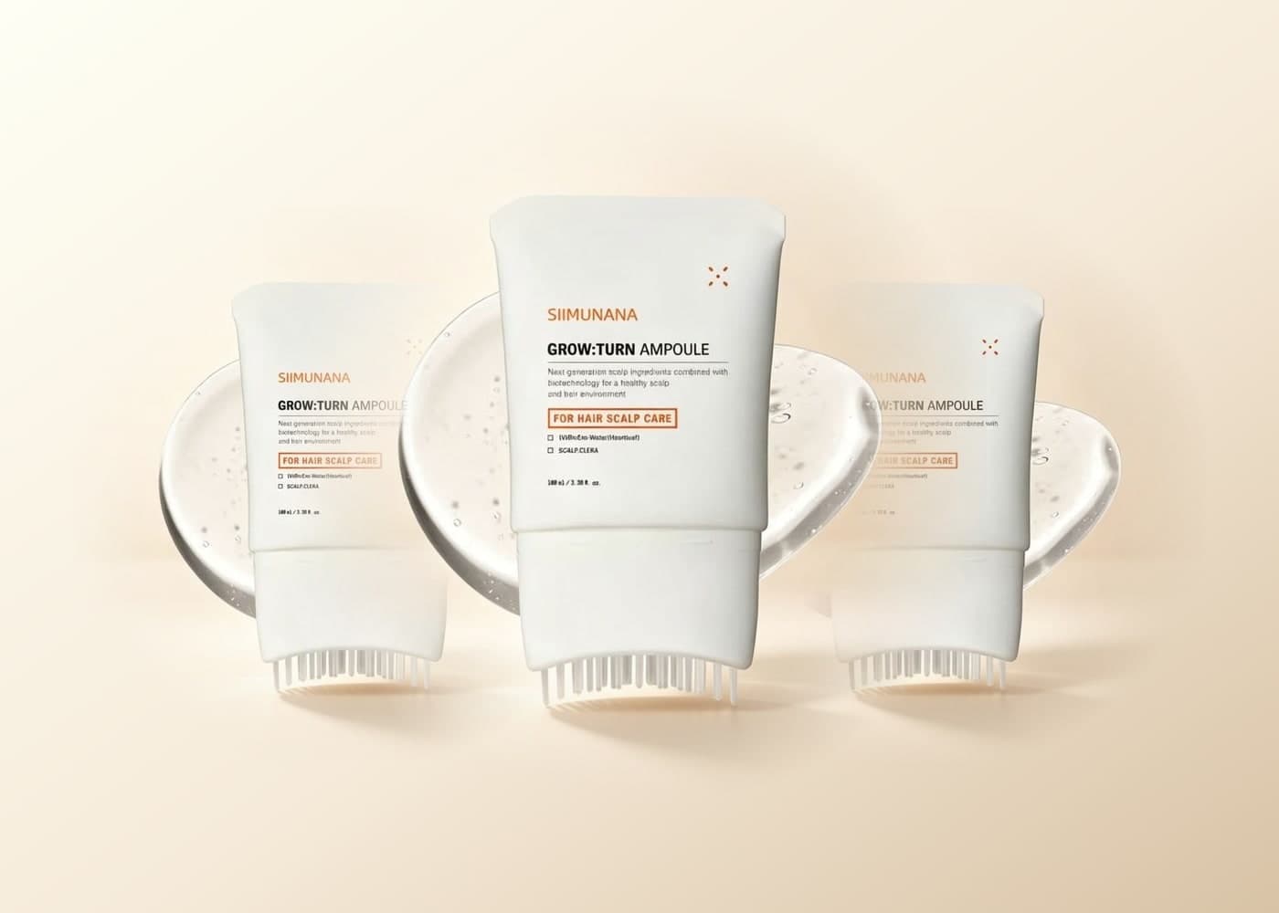 Three bottles of The Scalp Serum