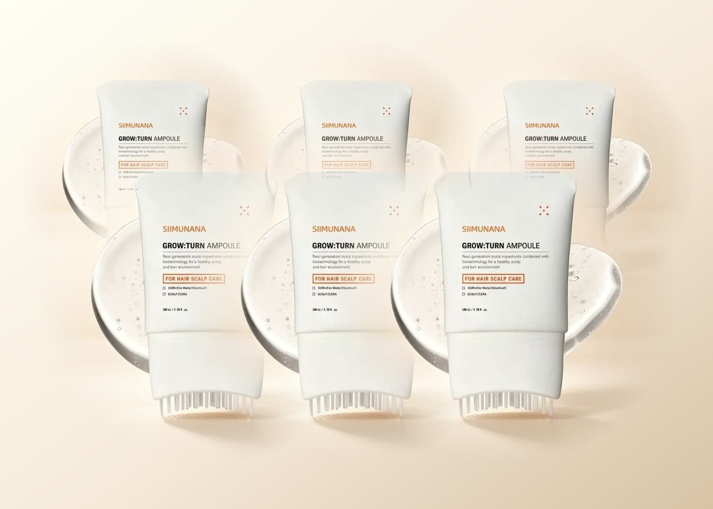 Six bottles of The Scalp Serum
